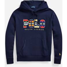 Polo Tröjor Polo Ralph Lauren Logo Fleece Hoodie - Cruise Navy/Sininen