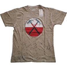 Pink T-shirts Pink Floyd The Wall Hammers Snow Wash T Shirt - Brown