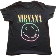 Nirvana Ladies T-Shirt Sorbet Ray Happy Face Short Sleeves