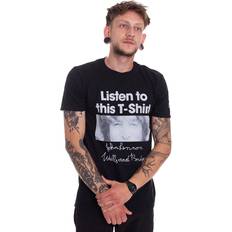 ROCK OFF Listen T-Shirt - Schwarz