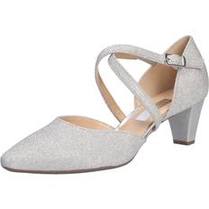 Sko Gabor Ankle-Strap Pumps - Silver