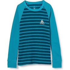 Odlo Active Warm Baselayer Long Sleeve Ski Undershirt - Blue