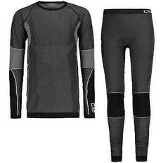 kinder funktionsunterwäsche set kid seamless set 3y94803 Nero 140/152