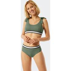 Schiesser Partes inferiores de bikini Schiesser Damen Bikinihose Midi Bikini-Unterteile, Khaki