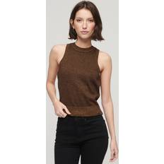 Lana Camisetas de tirantes Superdry Merino Crew Neck Knit Wool Blend Vest Top