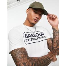 Barbour T-shirts Barbour Essential Logo Tee Black/White/Gray