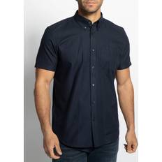 Ben Sherman Men's Short Sleeve Oxford Shirt Navy Regular/36