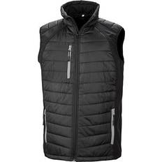 4XL Gilets Result Softshell Rembourré Black Compass