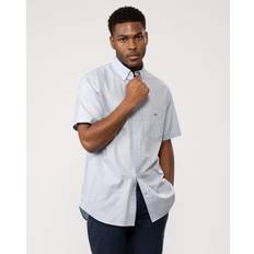 Gant Men Shirts Gant Mens Regular Fit Short Sleeve Poplin Shirt Blue