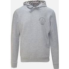 Aquascutum XXL Tops Aquascutum Mens Aldis Emblem Logo Grey Hoodie