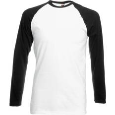 Fruit of the Loom Långärmad Baseball T-shirt -