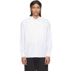 Homme - Toile Chemises Universal Works Universal Works White Bib Front Shirt WHITE