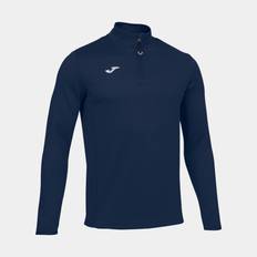 Blue - Running Jumpers Joma Running Night 1/4 Zip Sweatshirt Navy