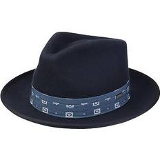 Stetson Woolfelt Fedora Hat - Navy Blue