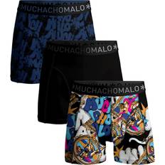 Muchachomalo Boxershorts 3-Pack Adam Black Multicolour