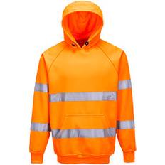 Ropa Portwest Orange, Large Hi-Vis Hooded Sweatshirt