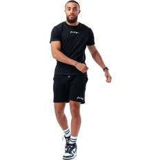 Hype Mens T-Shirt & Shorts Set Black