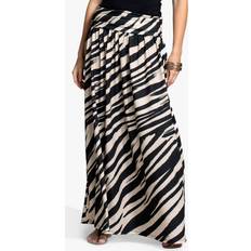 Beige - Sportswear Garment Skirts Roll Top Maxi Skirt Camel