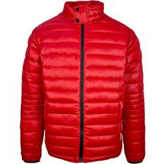 Philipp Plein Men Outerwear Philipp Plein Plain Padded Red Jacket