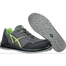 Grey Work Shoes Albatros DRIFTER GREEN LOW bequemer Sicherheitsschuh S1P grau/grün Gr