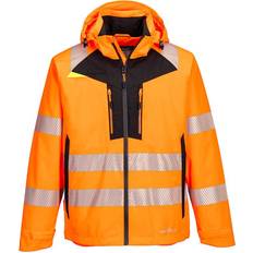 EN ISO 20471 Work Jackets Portwest DX4 Hi-Vis Rain Jacket Oange Regula