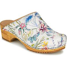 Sanita Clogs Shoes ORCHID White