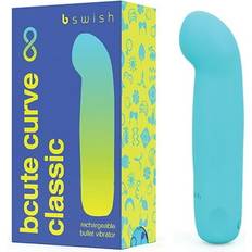 B Swish Sexleketøy B Swish cute Classic Curve Infinte Blue G-spot Vibrator