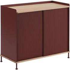 Rouge Buffets Muuto Enfold Sideboard 95 x 84 cm Chêne / Deep Red Rouge Buffet