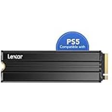 LEXAR NM790 4TB SSD with Heatsink, M.2 2280 PCIe Gen4x4 NVMe 1.4 Internal SSD, Up to 7400MB/s Read, Up to 6500MB/s Write, Internal Solid State Drive for PS5, PC, Laptop, Gamers LNM790X004T-RN9NG