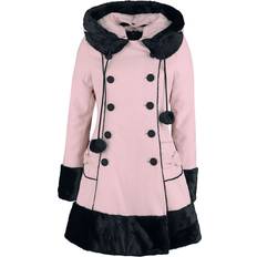 Hell Bunny Hell Bunny Rockabilly Vinterrock Sarah Jane Coat för Dam rosa