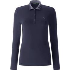 Chervo ANIMUS Langarm Polo navy