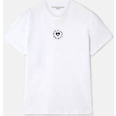 Stella McCartney Lovestruck Logo T-Shirt, Woman, White, White