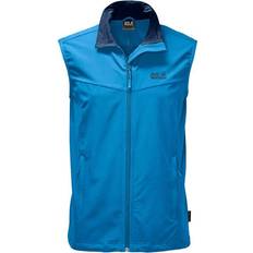 Blåa - Löpning Västar Jack Wolfskin ACTIVATE VEST MEN, brilliant blue