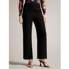 Ted Baker Pants & Shorts Ted Baker Katyyt Freyed Cuff Trousers, Black