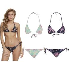 Orange Bikinisæt Urban Classics Bikini - Natblå/Lilla/Fersken