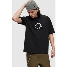 AllSaints T-shirts AllSaints Tierra Short Sleeve Graphic Top, Jet Black