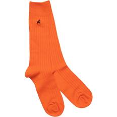 Swole Panda Tangerine Orange Bamboo Socks