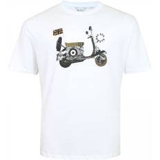 Ben Sherman 4XL T-shirts Ben Sherman Plus Collage Mash Scooter T-Shirt White 3XL, Co
