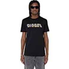 Diesel Tops Diesel Pixel Logo T-Shirt - Black