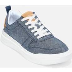 Cole Haan Women's GrandPro Rally Canvas Court Womens Trainers Chambray Suede Optic chambray suede optic