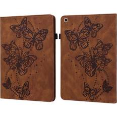 Brown Tablet Cases Tianfu Galaxy Tab 10.1 2019 T510 Slim Folding Stand Folio Case