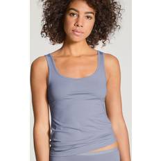 Klær Calida Supima Cotton Tank Top, Blue-xs = 36/38 = 36/38