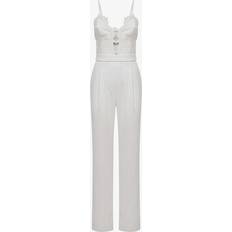 Equestrian Jumpsuits & Overalls Reiss Cora Lace Top Jumpsuit, Ivory