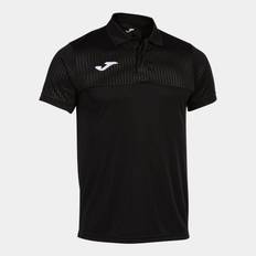 Man - Mesh Polo Shirts Joma Montreal Short Sleeve Polo Shirt Black