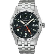 Seiko Watches Seiko 5 Sports Field Deception Mechanical GMT Automatic Black Black Leather Bracelet SSK025K1 Pre-Order Expected Jan 1st