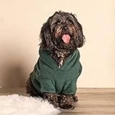 OHS Flauschige Hundedecke Hoodie Waldgrün, Weihnachten