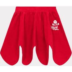 Kenzo Skirts Kenzo Kids 'Festive' Embroidered Velvet Skirt Vermillion Girls 12Yrs