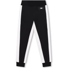 DKNY Boys Black & White Logo Jogging Bottoms Years