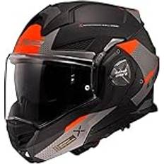 LS2 Advant X Oblivion Casque - Mat Noir/Gris/Orange