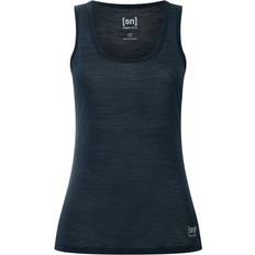 Wolle Tanktops super.natural Damen Sierra140 Top blau